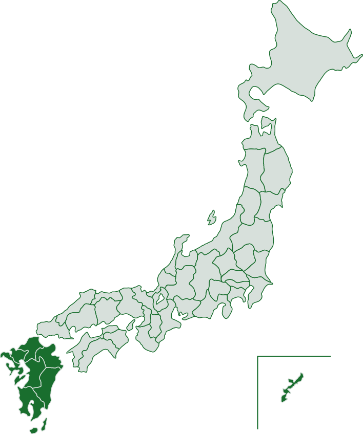 日本地図：Kyushu/Okinawa